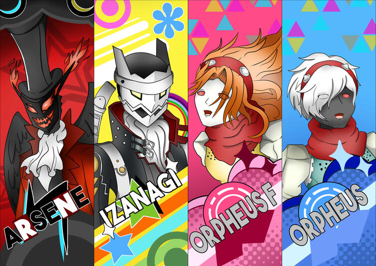 Persona Fools Illustration